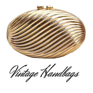 Gold Egg Clutch Bag - It’s Vintage Darling