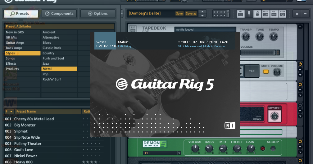Guitar Rig 5 Pro V 5.2.0 Full Version ~ Desu Blog's