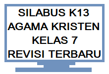 Silabus K13 Pendidikan Agama Kristen Kelas 7 Revisi Terbaru Kherysuryawan Id