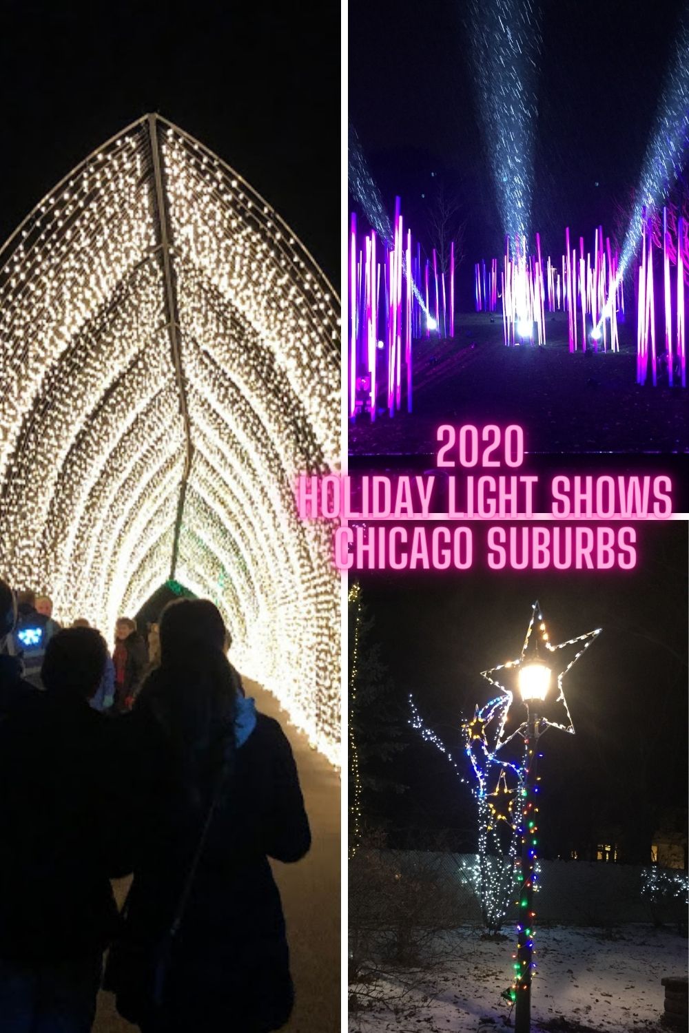 A Little Time and a Keyboard 2020 Holiday Light Shows in the Chicago Suburbs Including Large