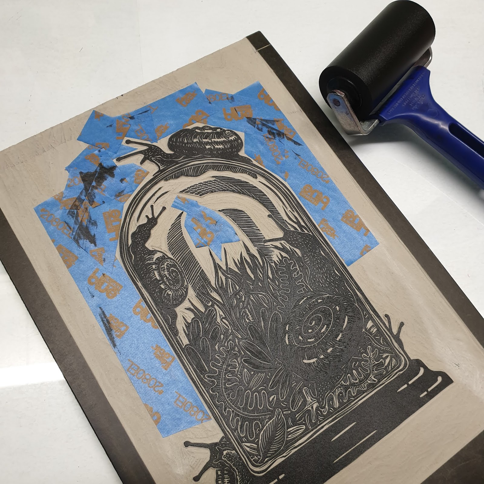 Speedball Fabric Block Printing Ink Review: Long-Term Test — Linocut Artist