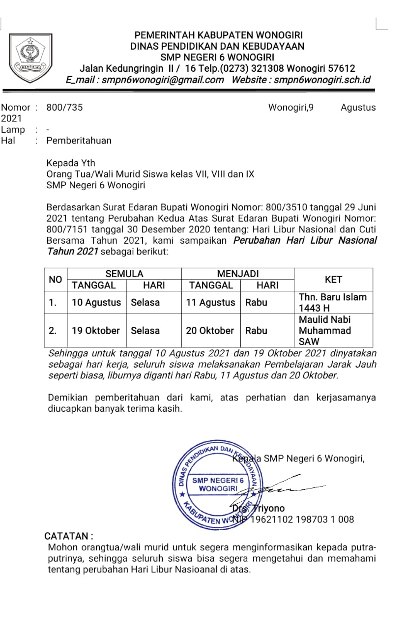 Website Smp Negeri 6 Wonogiri 2021 Website Smp Negeri 6 Wonogiri 2021