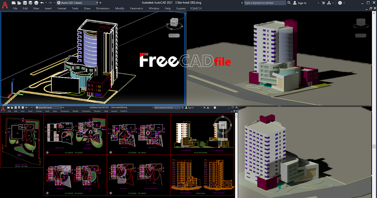 World biggest free AutoCAD library. Access free entire CAD Library
