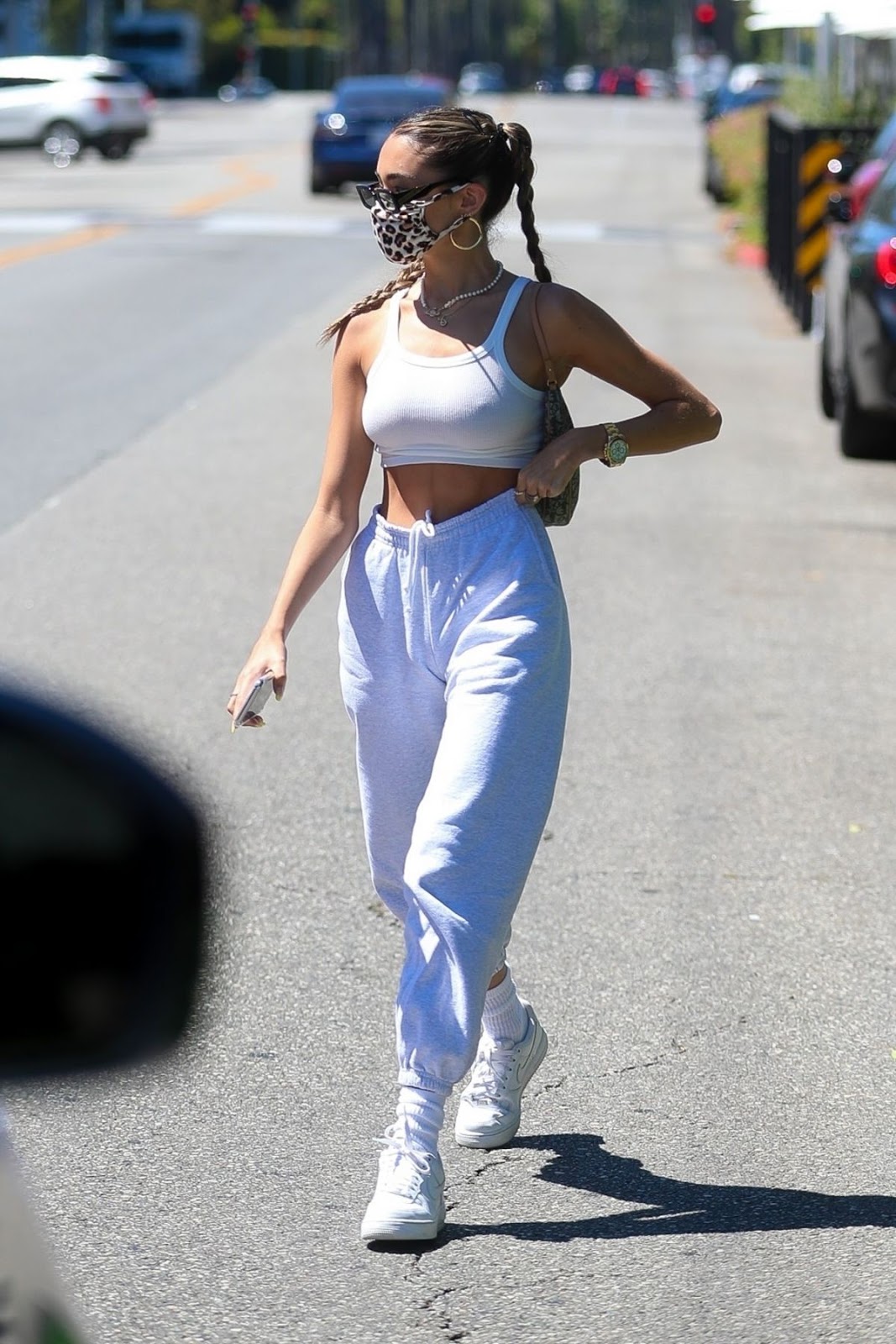 Madison Beer Leaves Il Pastaio in Beverly Hills 11 Aug -2020