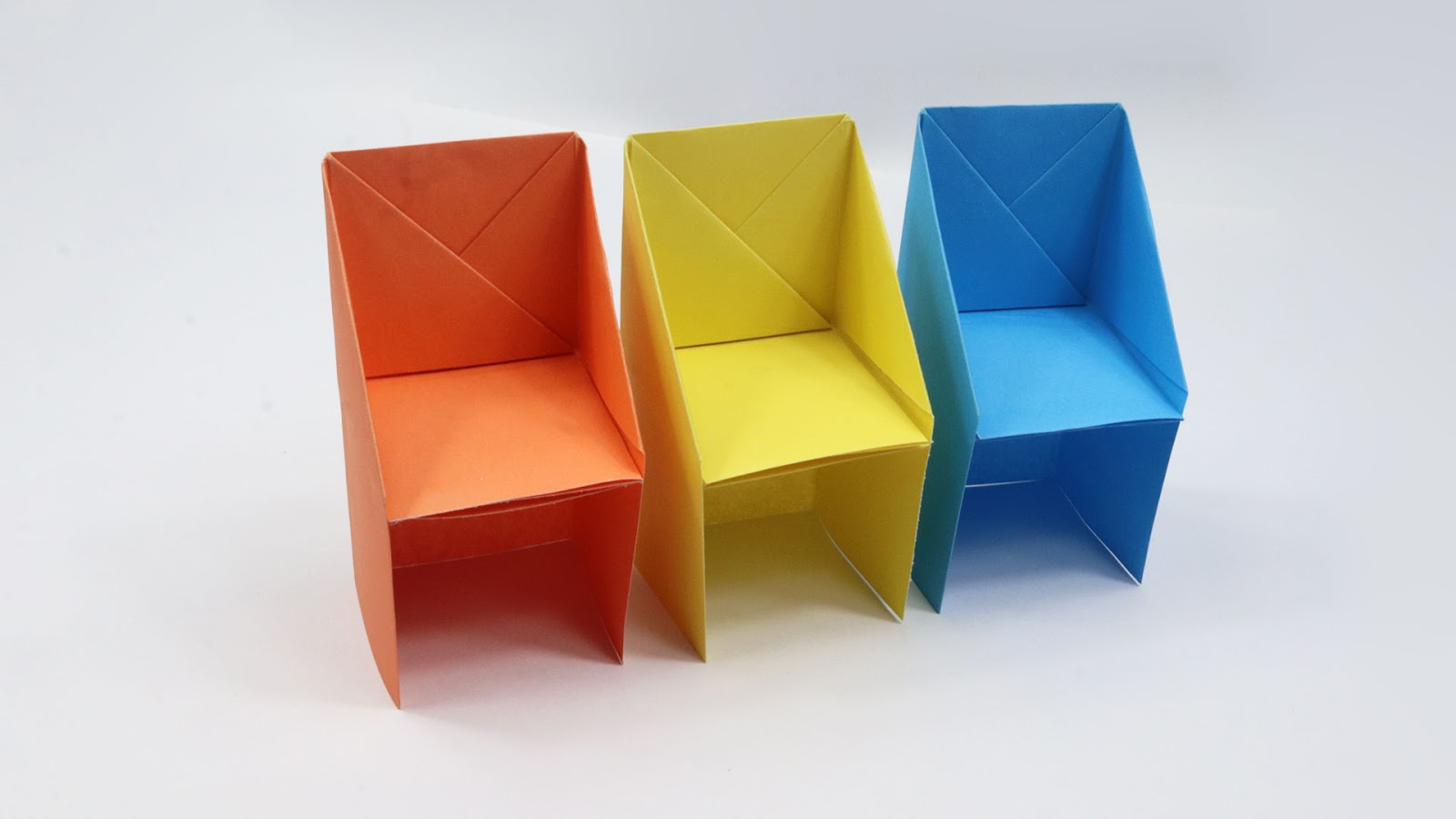 How To Make An Origami Chair Step By Step Paper Chair