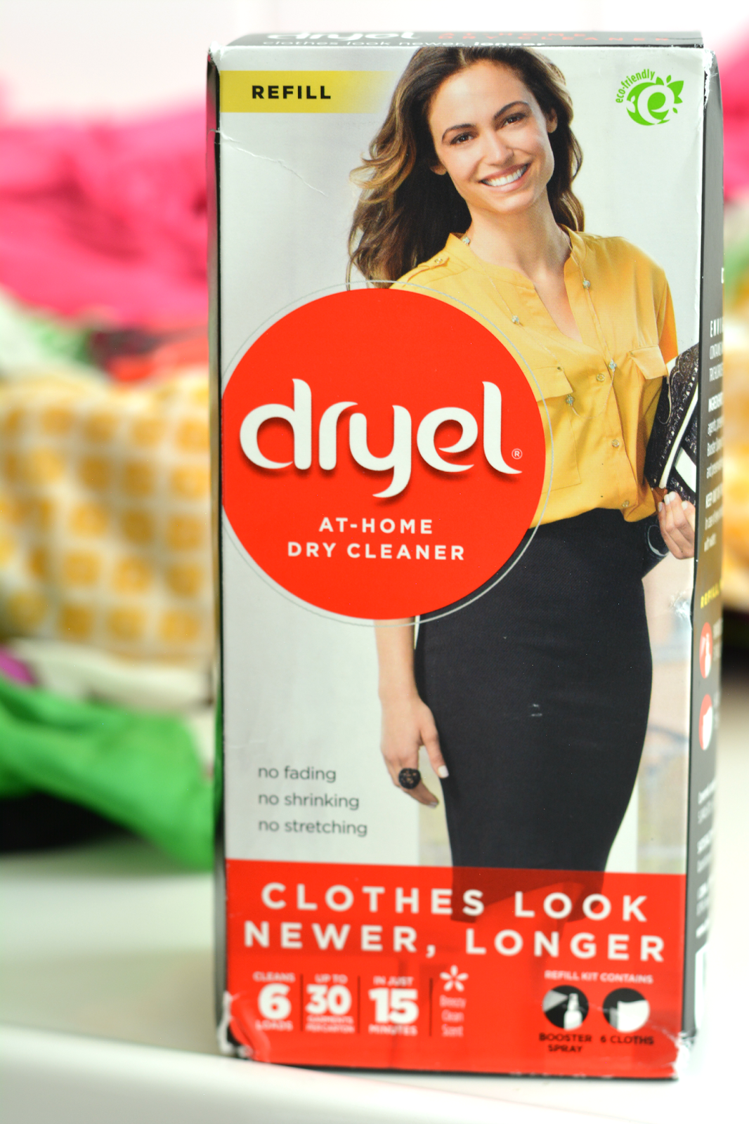 dryel dry cleans and freshens without harsh chemicals