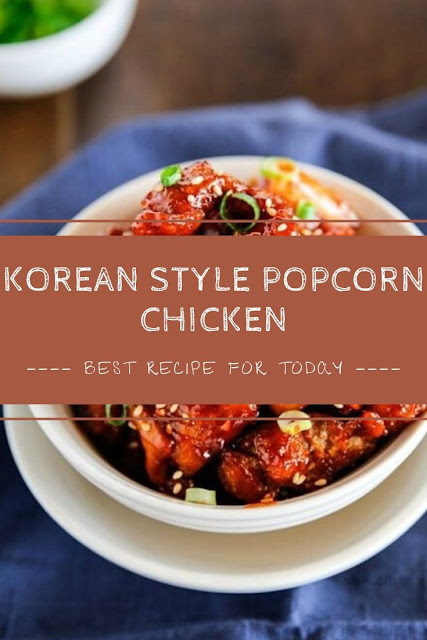 Korean style popcorn chicken