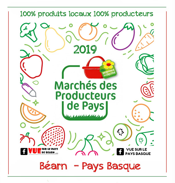 Les Marchés de Producteurs de Pays Béarn Pays Basque 2019