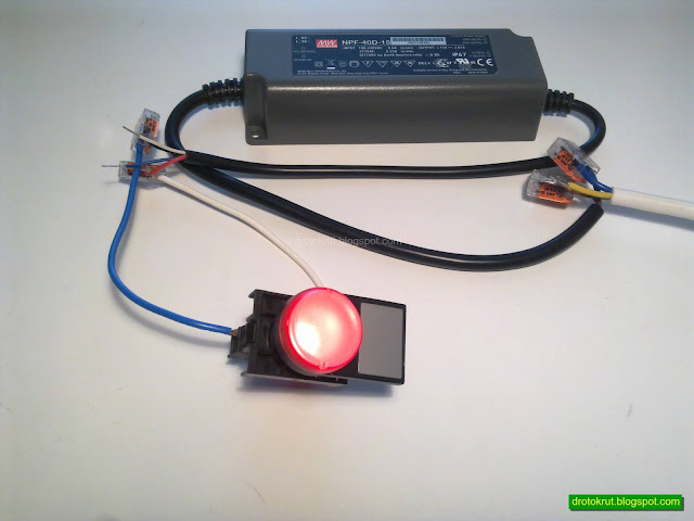 Светящийся красный световой индикатор Eaton M22 Moeller RMQ-Titan