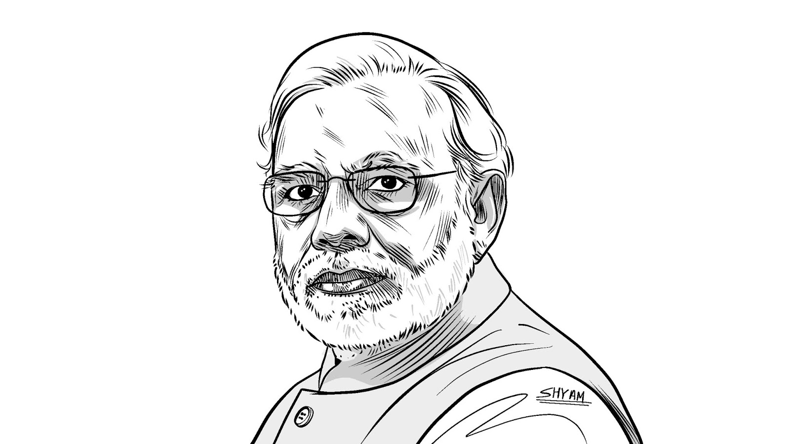 Worlds Largest Pencil Sketch Of PM Narendra Modi Made Check Out The Pic   Indiacom