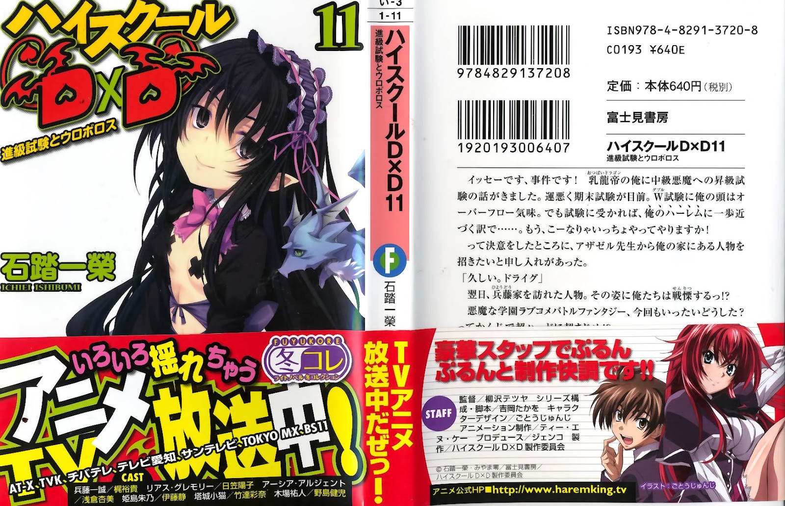 High School DxD Volume 11 Illustrations Kira Shirayuki