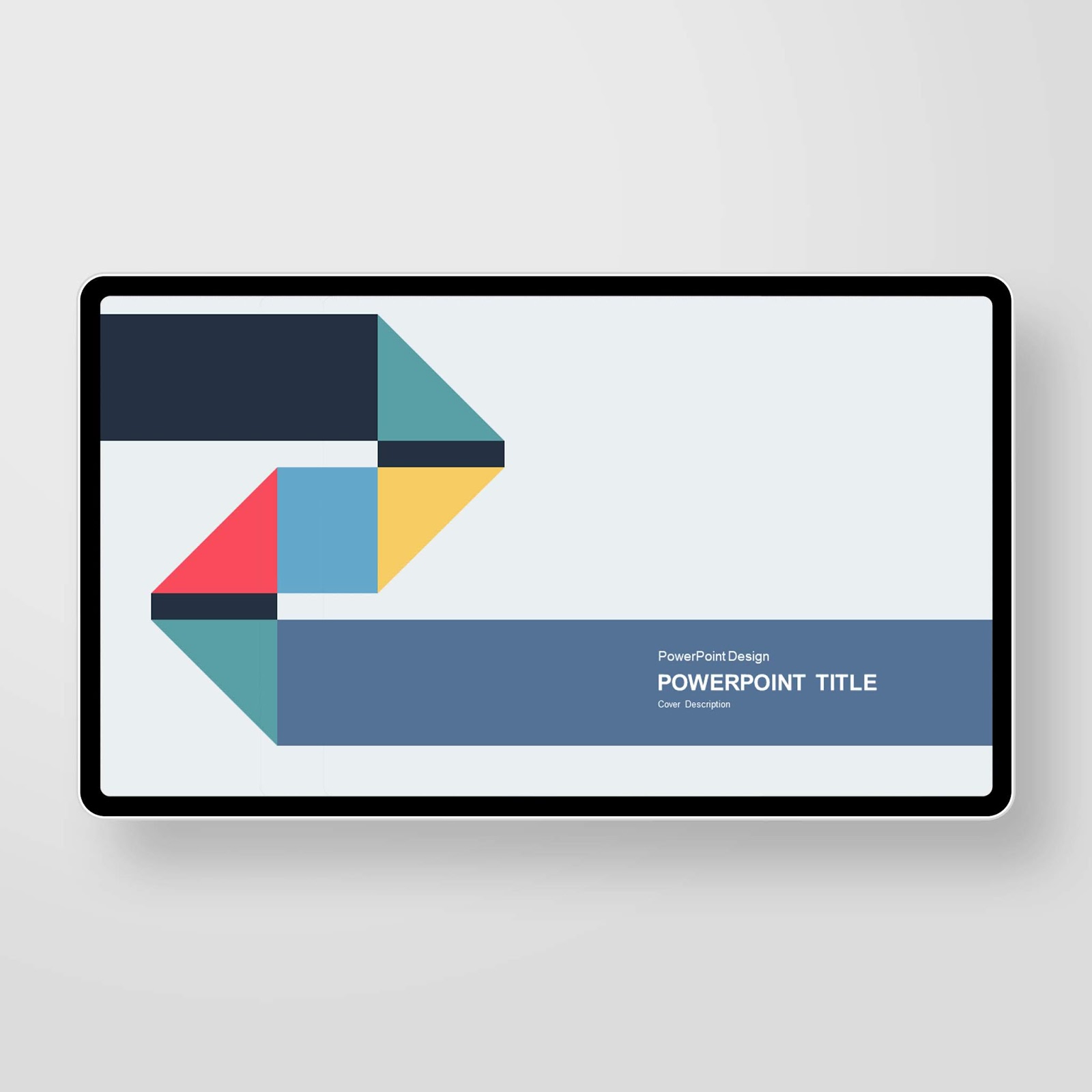 Modern Folded String PowerPoint Templates PowerPoint Free