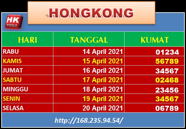 Syair hk tanggal 16 april 2021