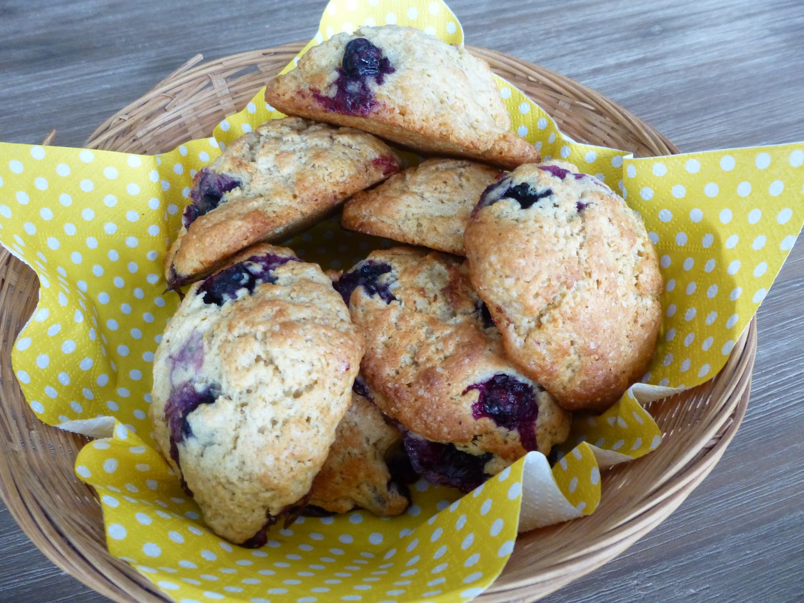 süß und köstlich: Heidelbeer-Scones...sommerlich, süß und köstlich...