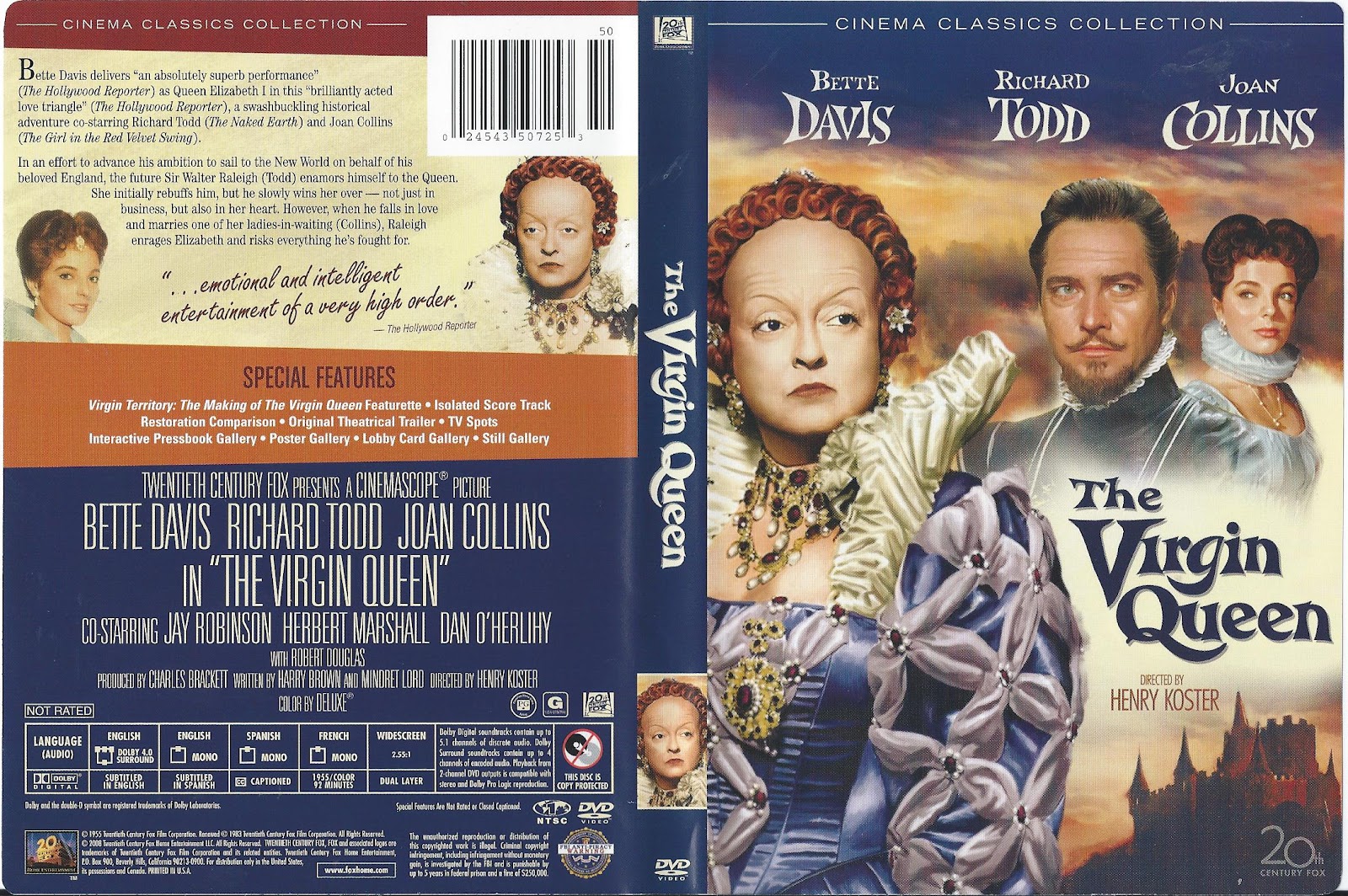Legendary Dame Dvd Update The Virgin Queen th Century Fox Home Entertainment Region 1 08