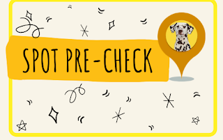 spot pre-check with dalmatian