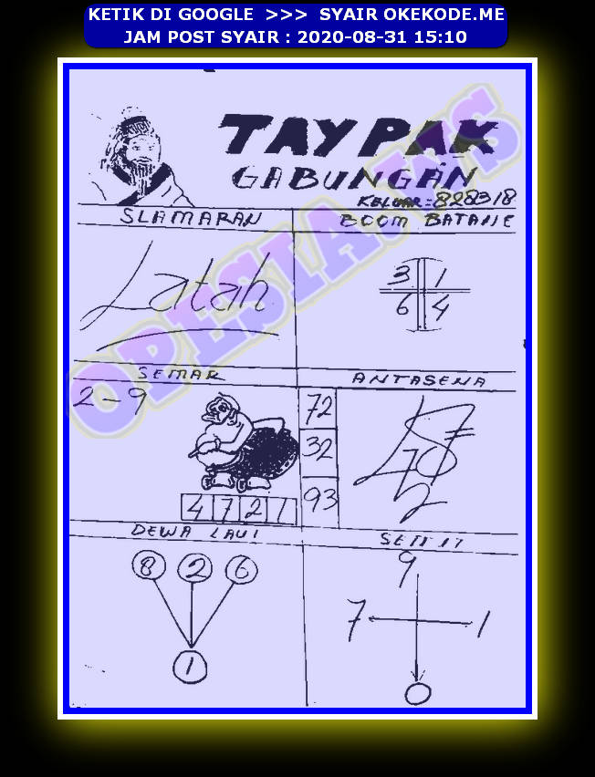 1 New Message Kode Syair Hongkong 31 Agustus 2020 Forum Syair Togel Hongkong Singapura Sydney