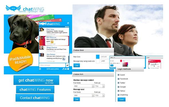 Chatwing, A Free Live Chat Widget for Bloggers and Websites