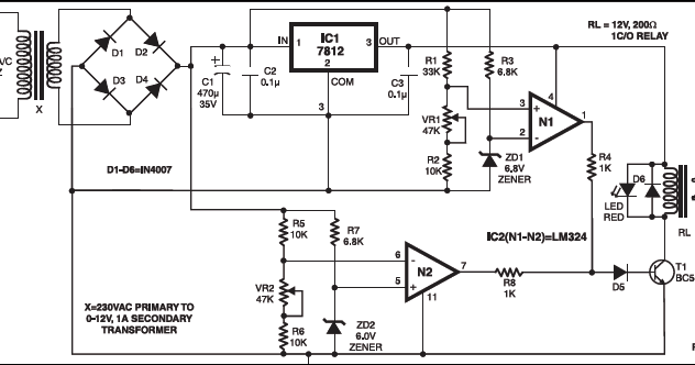 Circuit Wiring Solution Simple Over Under Voltage