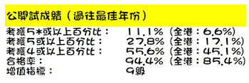 公開試成績