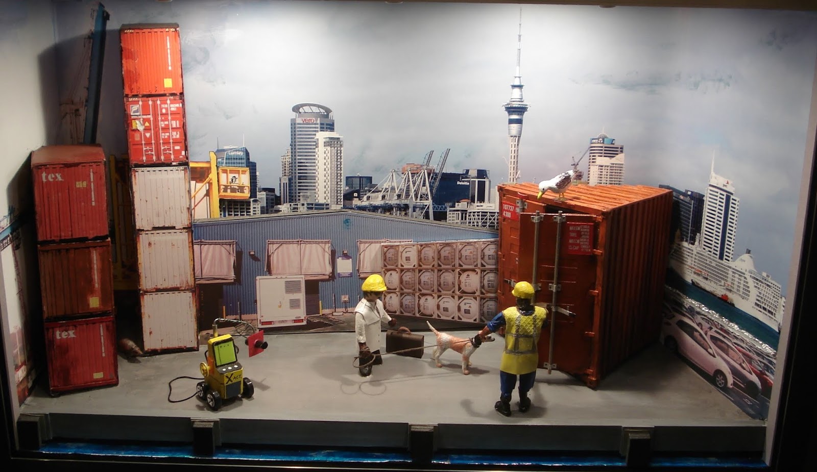 NZ NMM is for New Zealand's National Maritime Museum Dioramas Small Scale World