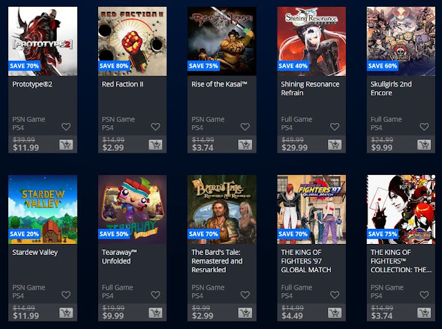 خصومات جديدة على متجر PlayStation Store الأمريكي و قائمة من الإصدارات الكلاسيكية بسعر مناسب 