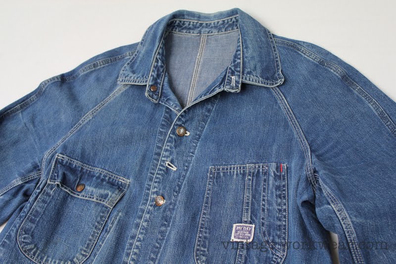 vintage workwear: Faded Blues...1940's J.C. PENNEY CO. PAY DAY Union ...