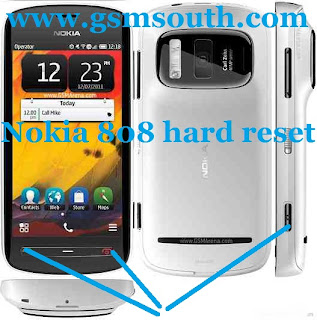 Nokia 808 Hard Reset