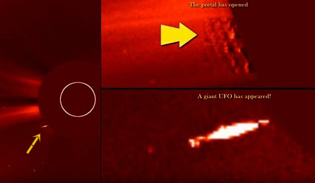 Massive UFO and Multi Level Structure appear near the Sun  UFO%2Bmulti%2Blevel%2Bstructure%2Bmothership%2Bsun%2B%25281%2529