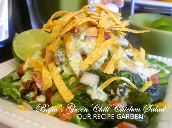 Bajios Green Chili Chicken Salad