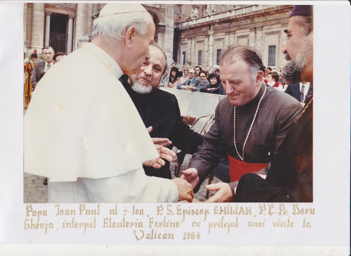 PE vremea când Papa Ioan Paul vorbea cu părintele Doru despre Cenaclul Lumină Lină...