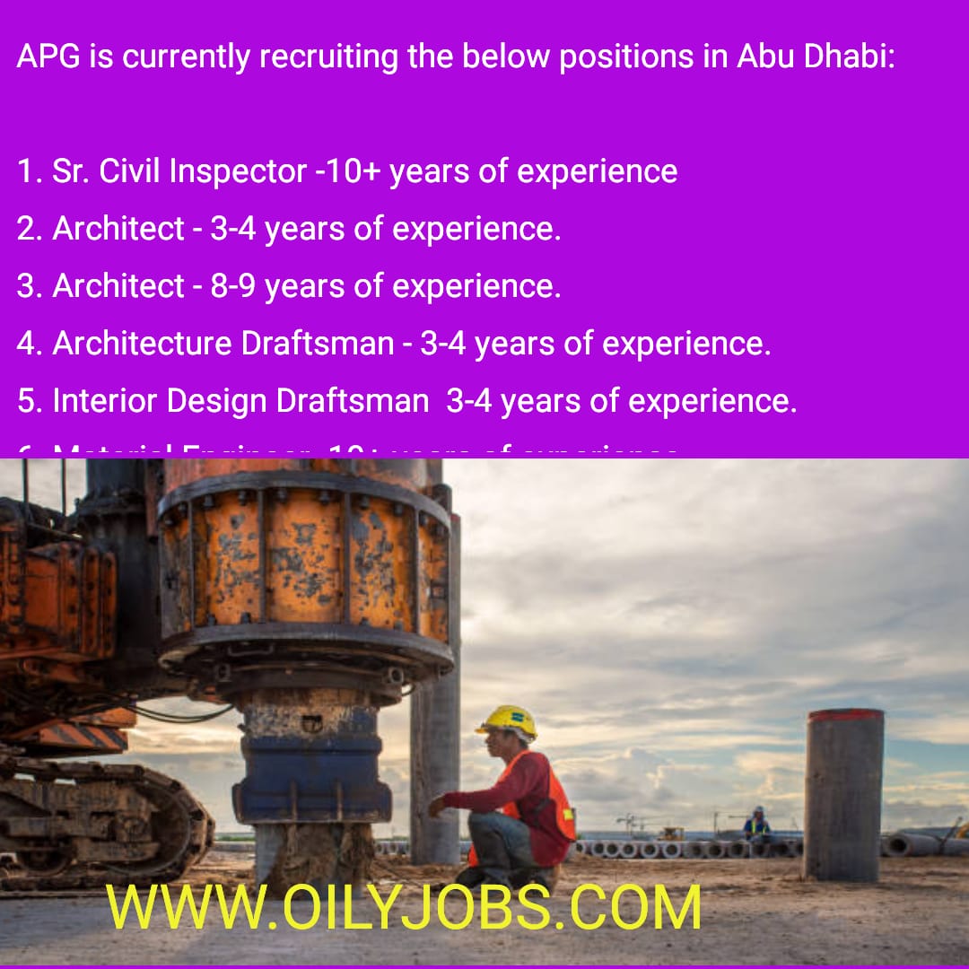 Oil And Gas Jobs Abu Dhabi Jobs