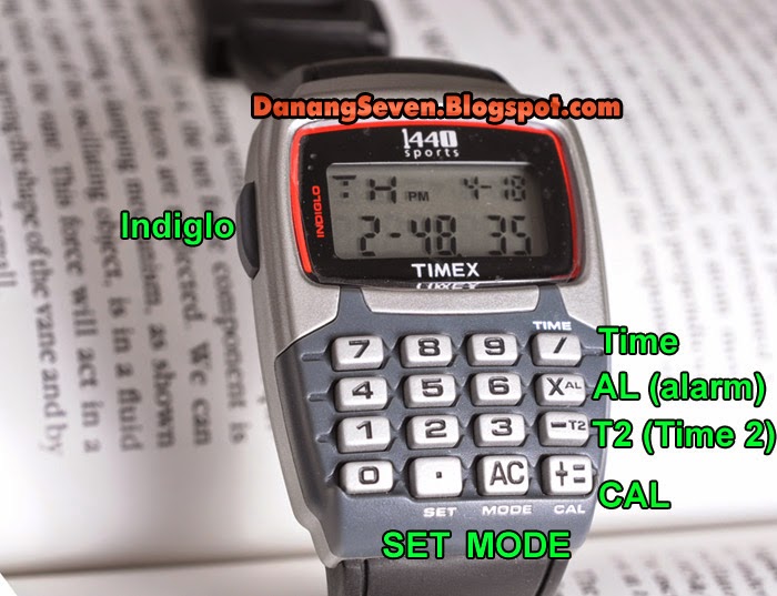 [Tips] How to Set Time Alarm Manual for Timex 1440 Sport Calculator