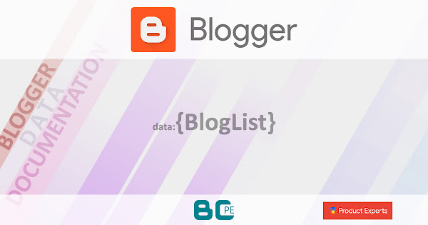 Blogger - Les données du gadget BlogList