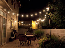 outdoor lighting lights garden string around them patio hang diy pit fire bright july deck own backyard strings hanging cool