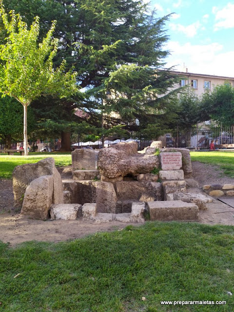 restos romanos en el centro de León