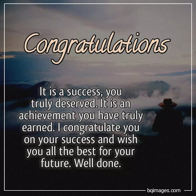 Congratulations Quotes For Success 60+ Best Congratulations Messages And Images - Bqimages | Beautiful  Pictures With Quotes | Status Pics