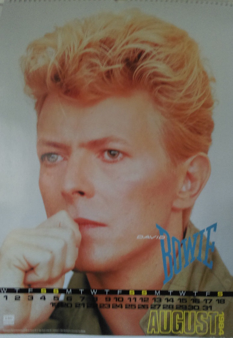Top Of The Pop Culture 80s David Bowie Calendar 1984