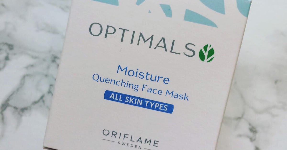 Little obsessions Oriflame Optimals moisture quenching face mask