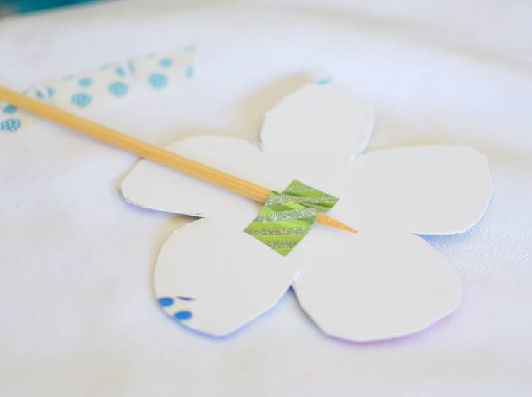 Washi Tape Flower Craft  What Can We Do With Paper And Glue