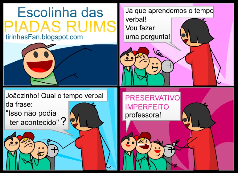 Escolinha das piadas ruims! TirinhasFan