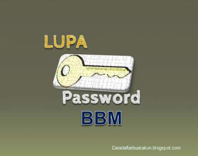 Lupa Kata Sandi BBM ? ini Cara Mengatasinya ! - CDBA
