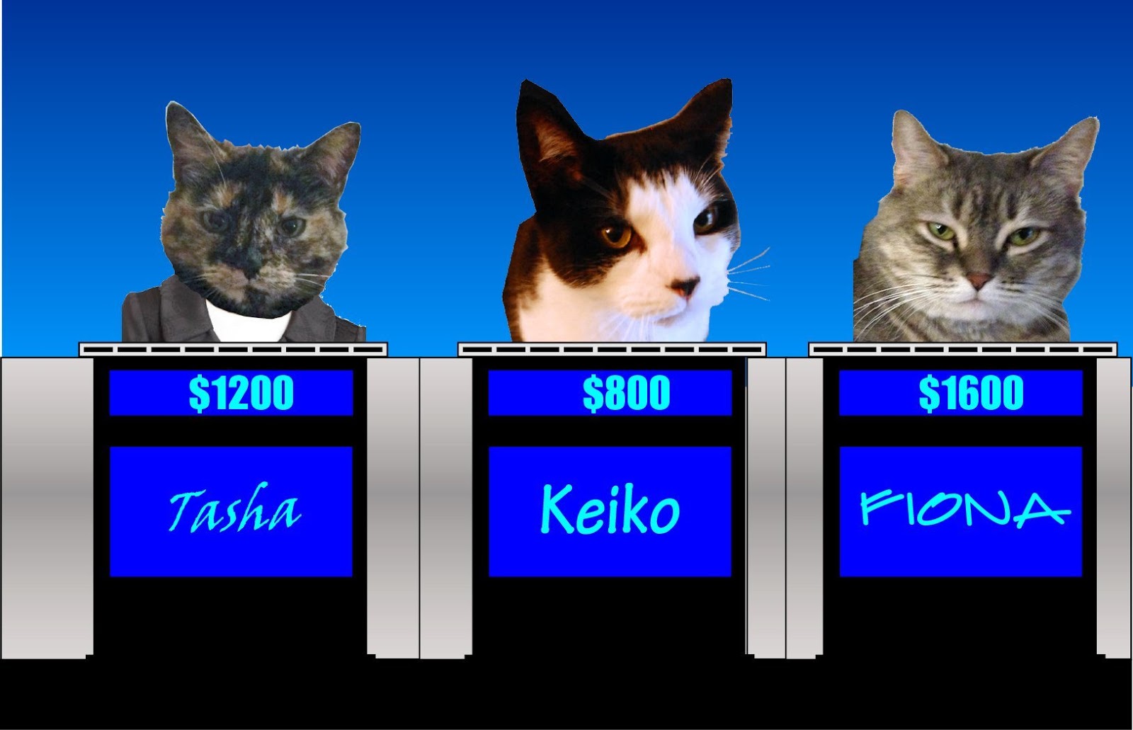 For Thine is the Geekdom: Feline Jeopardy