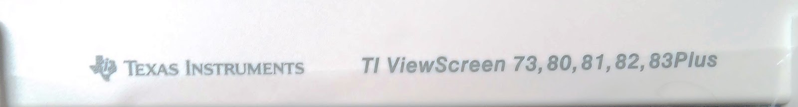 Physics is supposed to be fun!: Texas Instruments ViewScreen for 73, 80 ...