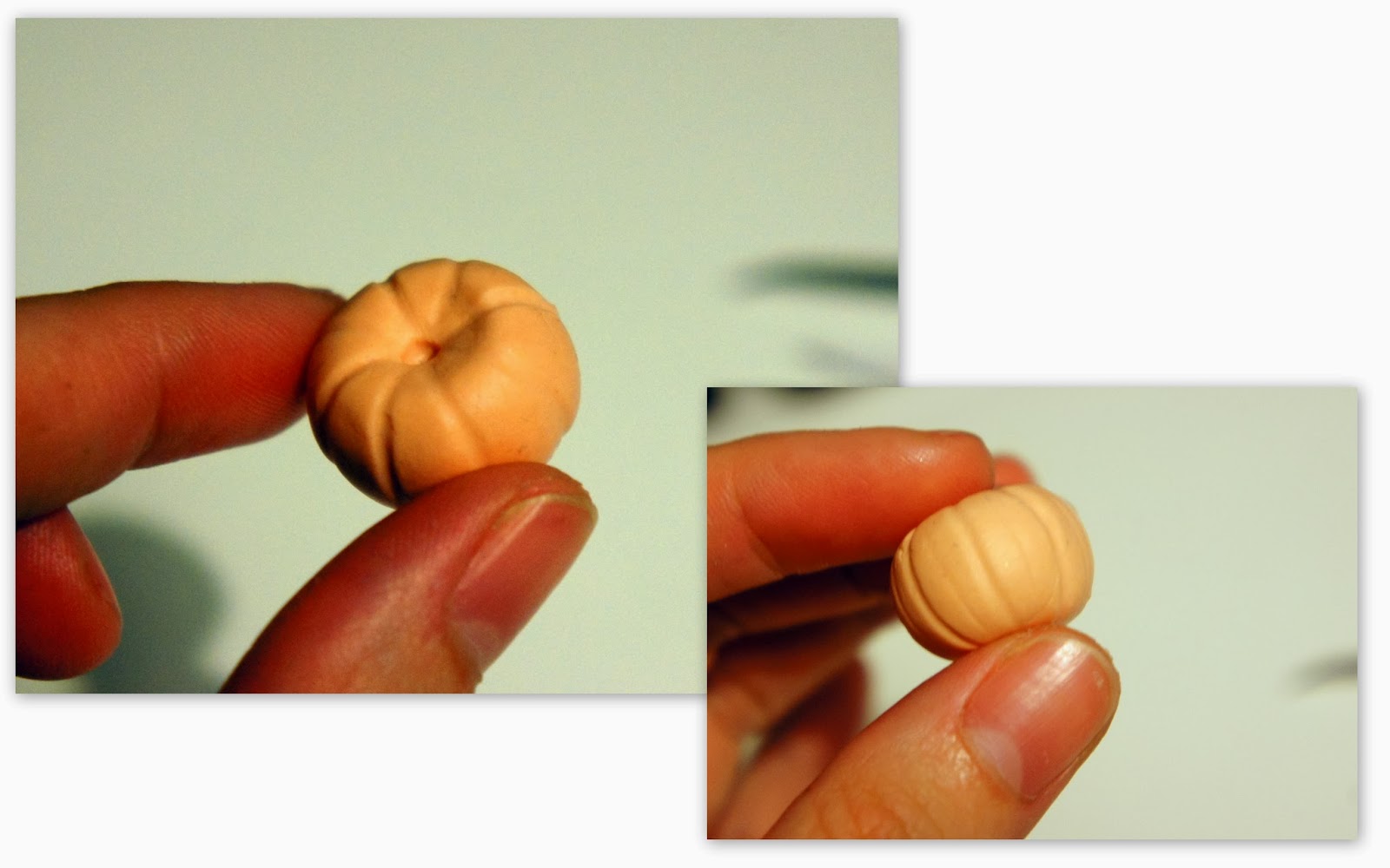 Laetipastel Créations: Comment faire une citrouille en porcelaine à modeler