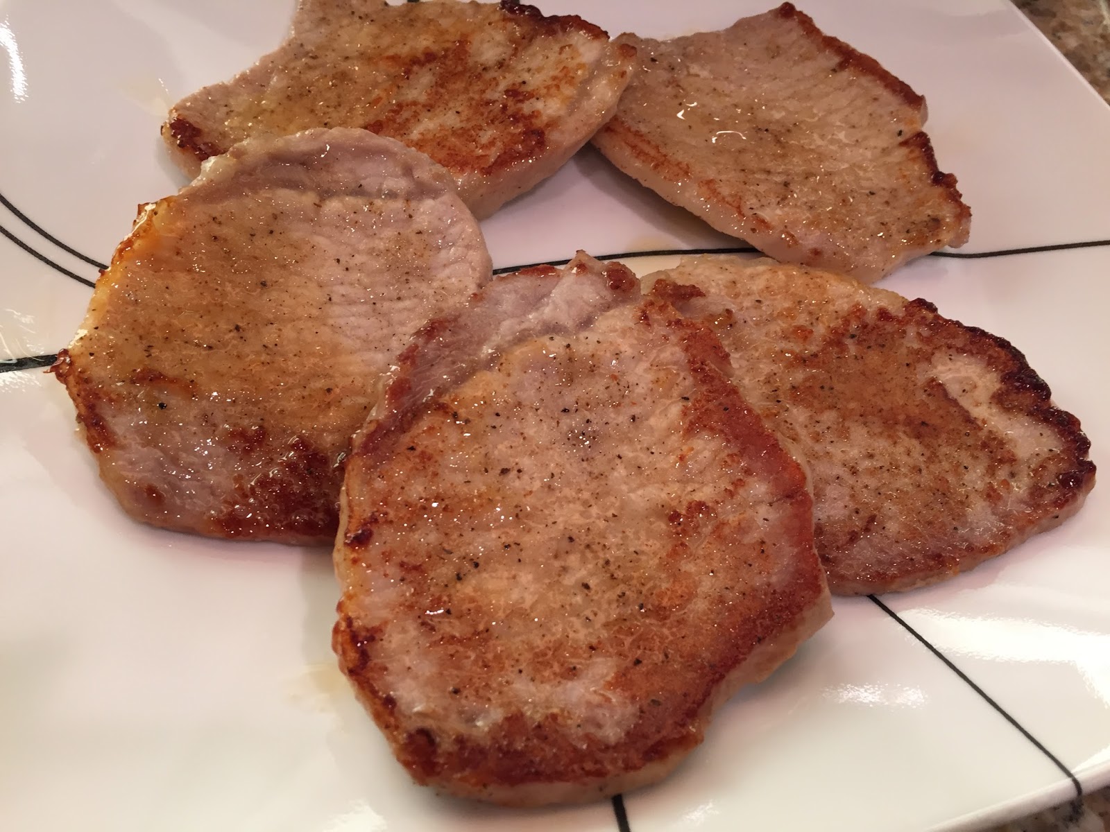 I Like to Bake and Cook Blog Apple Glazed Pork chops