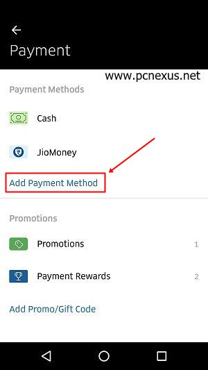 How to Remove Your Credit/Debit Card Details from Uber App - Pcnexus