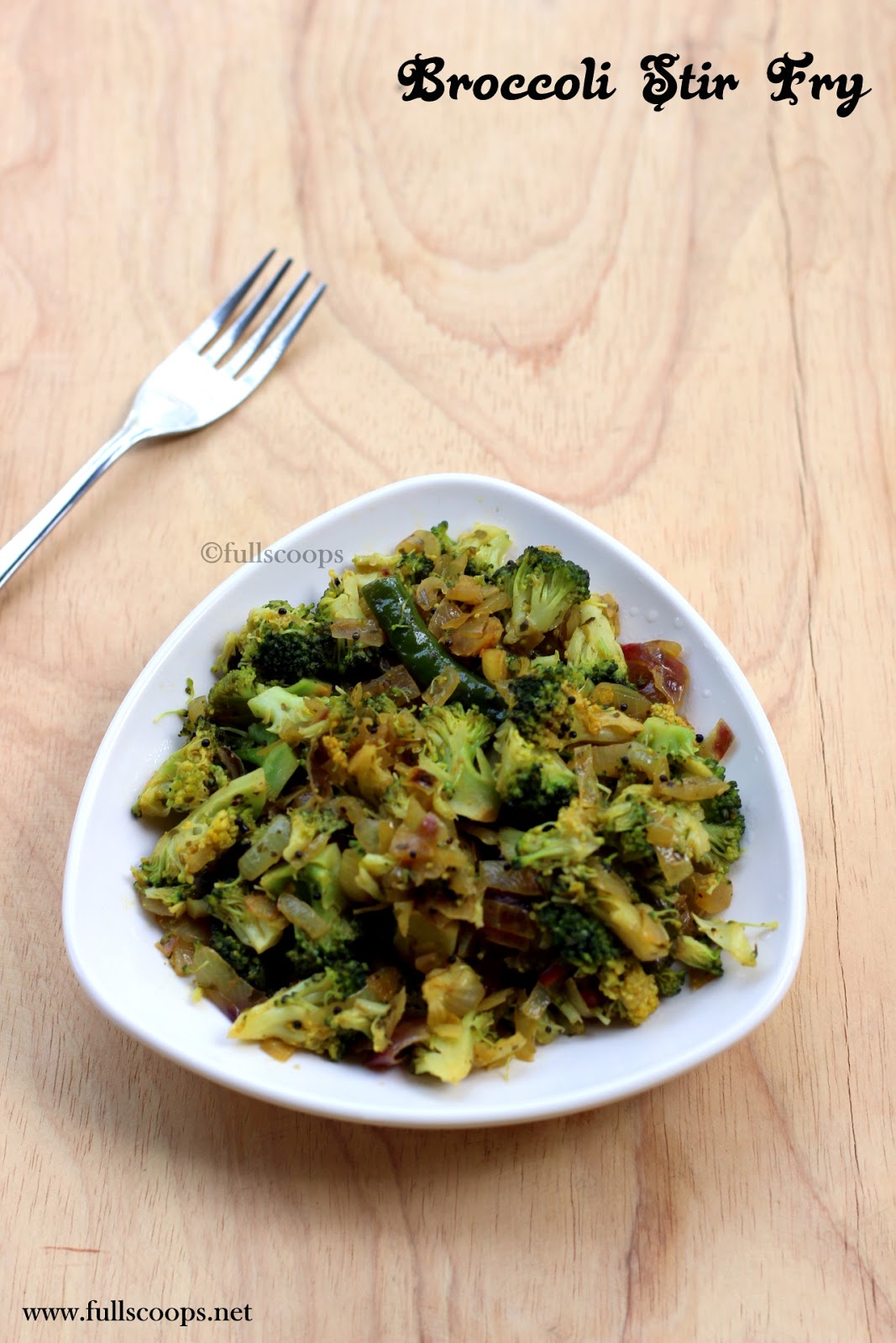 Broccoli Stir Fry Broccoli Poriyal Full Scoops A food blog with