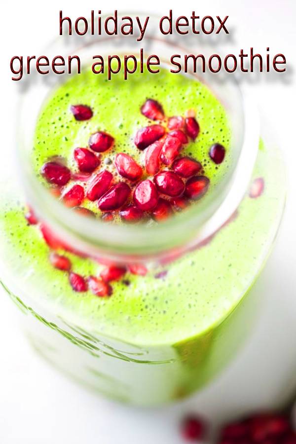 holiday detox green apple smoothie Masakan Ibu