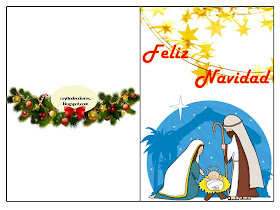 tarjeta de navidad para imprimir